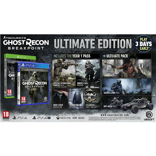 Spēle priekš PlayStation 4, Ghost Recon Breakpoint Ultimate Edition