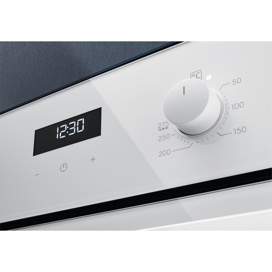 Electrolux, 57 L, katalītiskā tīrīšana, balta - Iebūvējama elektriskā cepeškrāsns
