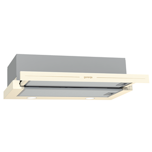 Gorenje, 435 m³/h, width 60 cm, beige - Built-in Cooker Hood BHP62CLI