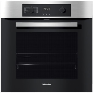 Miele, 76 L, pirolītiskā tīrīšana, melna/nerūsējošā tērauda - Iebūvējama elektriskā cepeškrāsns