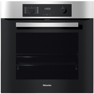 Miele, 76 L, pyrolytic cleaning, black/inox - Built-in oven H2265-1BP