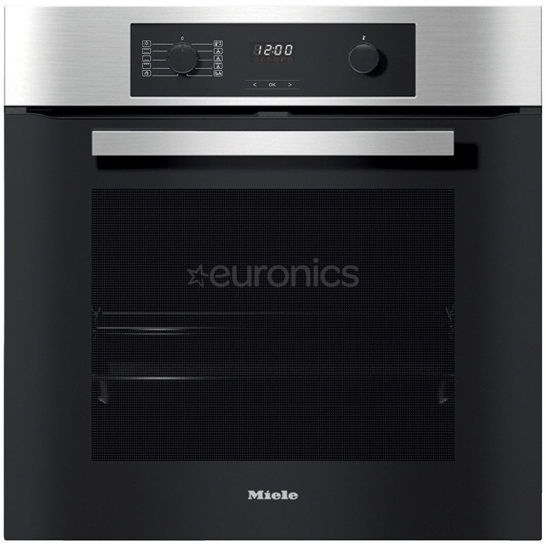 Miele, 76 L, pirolītiskā tīrīšana, melna/nerūsējošā tērauda - Iebūvējama elektriskā cepeškrāsns