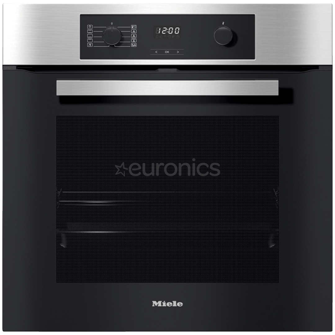 Miele, 76 L, pirolītiskā tīrīšana, melna/nerūsējošā tērauda - Iebūvējama elektriskā cepeškrāsns