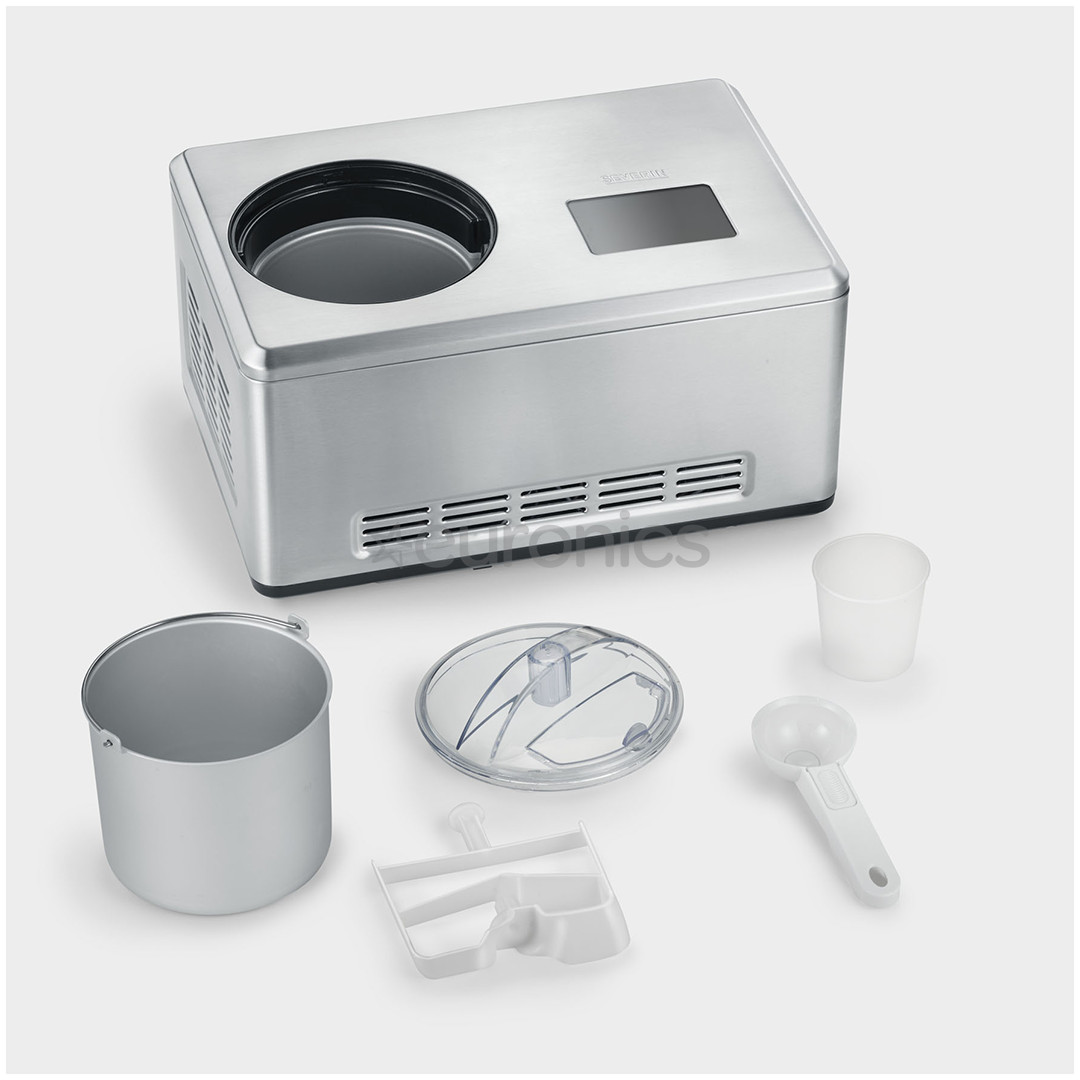 Severin, 2 trauki, 2x1 L, nerūsējošā tērauda - Saldējuma mašīna