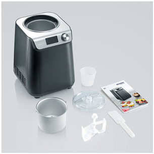 Severin, 1.2 L, black - Ice Cream and yoghurt Maker