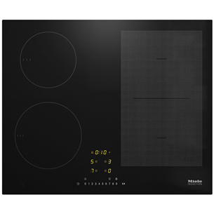 Miele, width 59.2 cm, frameless, black - Built-in Induction Hob KM7404FX