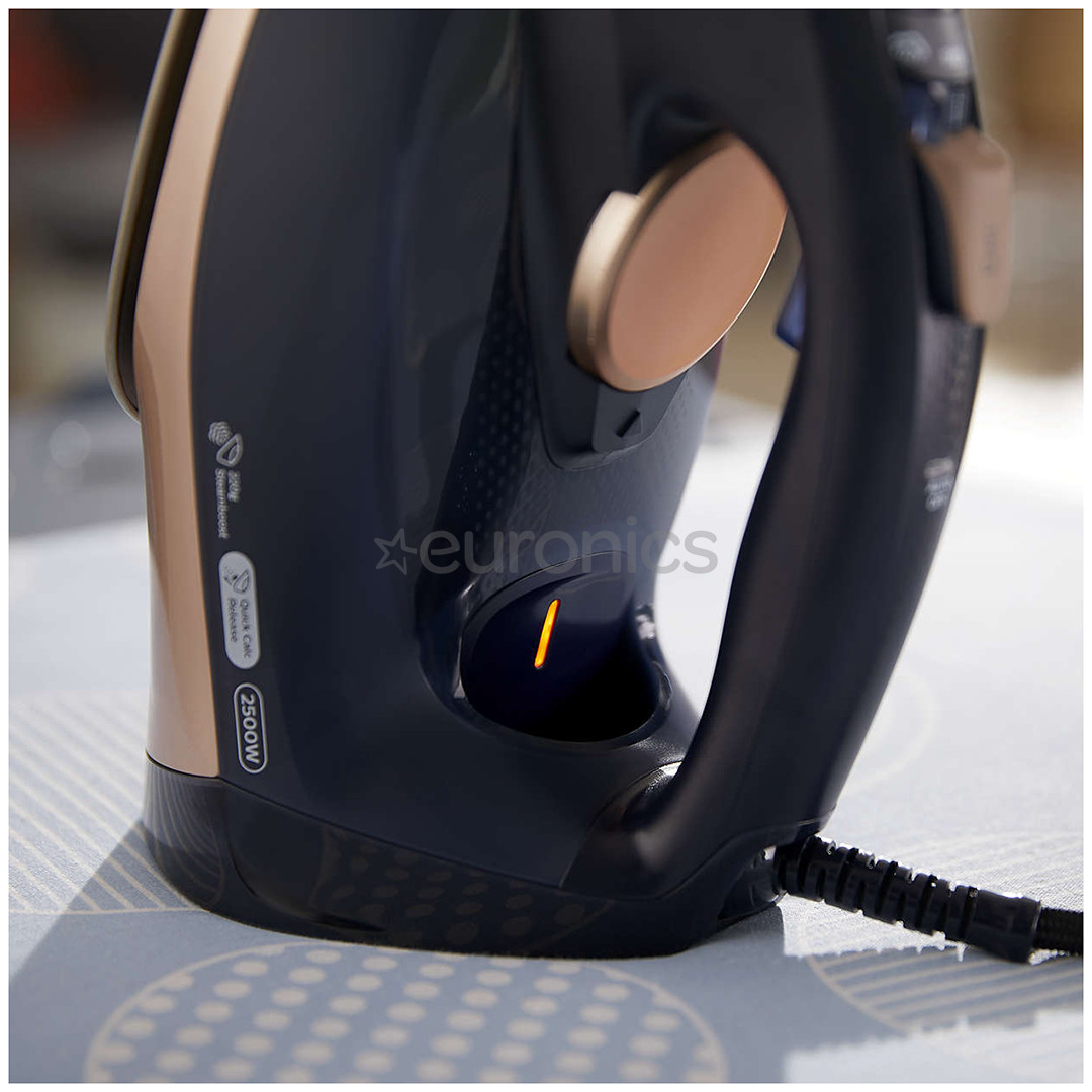 Philips Azur, 3000 Вт, синий/розовый - Паровой утюг