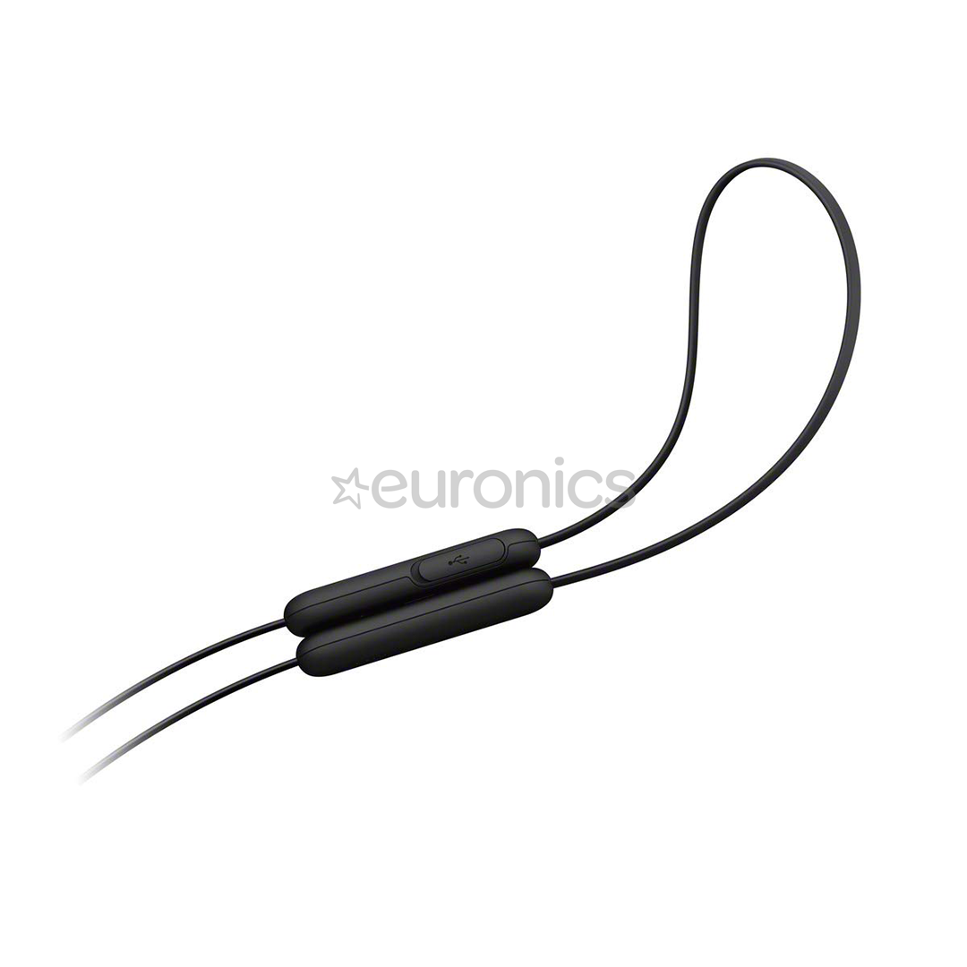 Sony WI-C310, black - In-ear Wireless Headphones