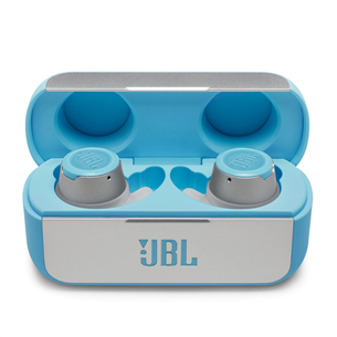 JBL Reflect Flow, zila/balta - Bezvadu austiņas