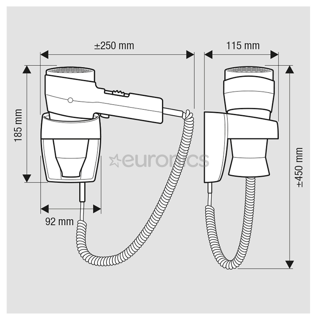 Настенный фен Valera Action Super Plus 1600