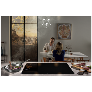 Electrolux, 720 m³/h, width 60 cm, black/inox - Cooker Hood