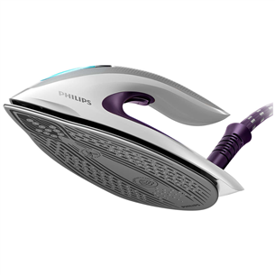 Philips PerfectCare Elite, 2700 W, balta/lillā - Gludināšanas sistēma