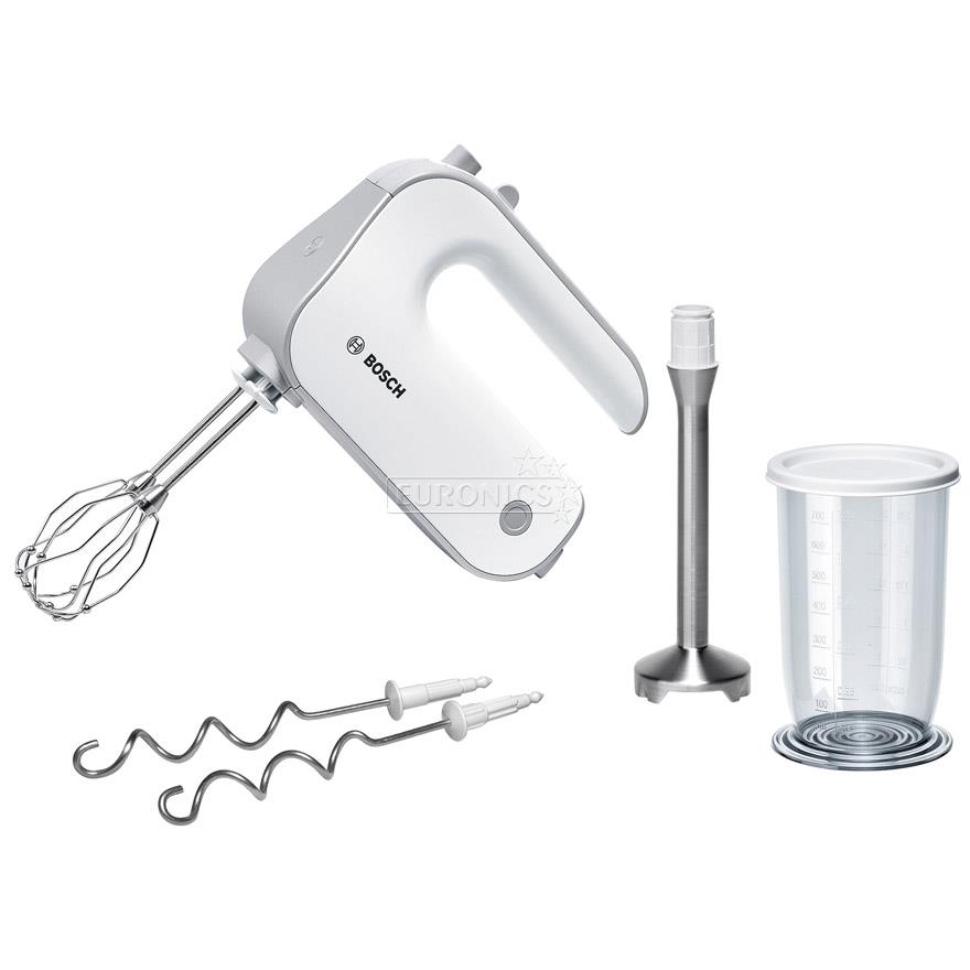 White 5 Speed 575 W Bosch MFQ4850 Styline kneading mixer with mixer rods and kneaders and grinders 