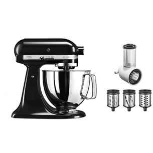 Mikseris Artisan + dārzeņu rīve, KitchenAid