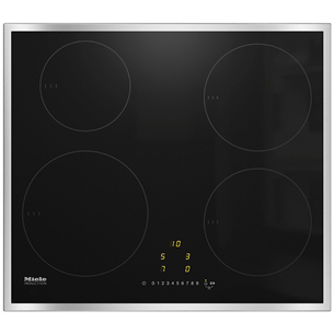 Miele, width 57.4 cm, steel frame, black - Built-in Induction Hob