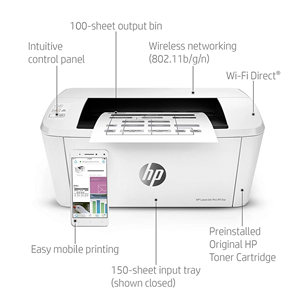 Printeris LaserJet Pro M15w Wireless, HP