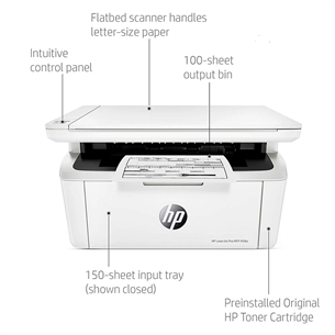 Daudzfunkciju lāzerprinteris LaserJet Pro MFP M28a, HP