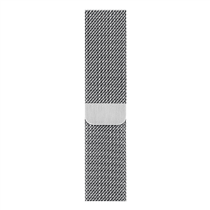Replacement strap Apple Watch Silver Milanese Loop Apple (44 mm)