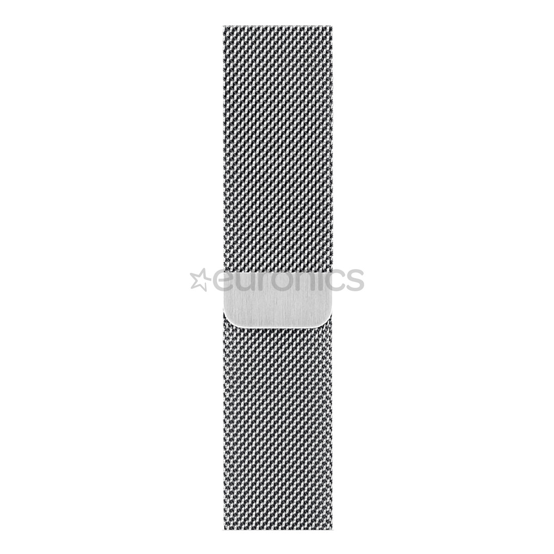 Replacement strap Apple Watch Silver Milanese Loop Apple (44 mm)
