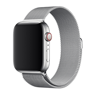 Сменный ремешок для Apple Watch Silver Milanese Loop Apple (44 мм)