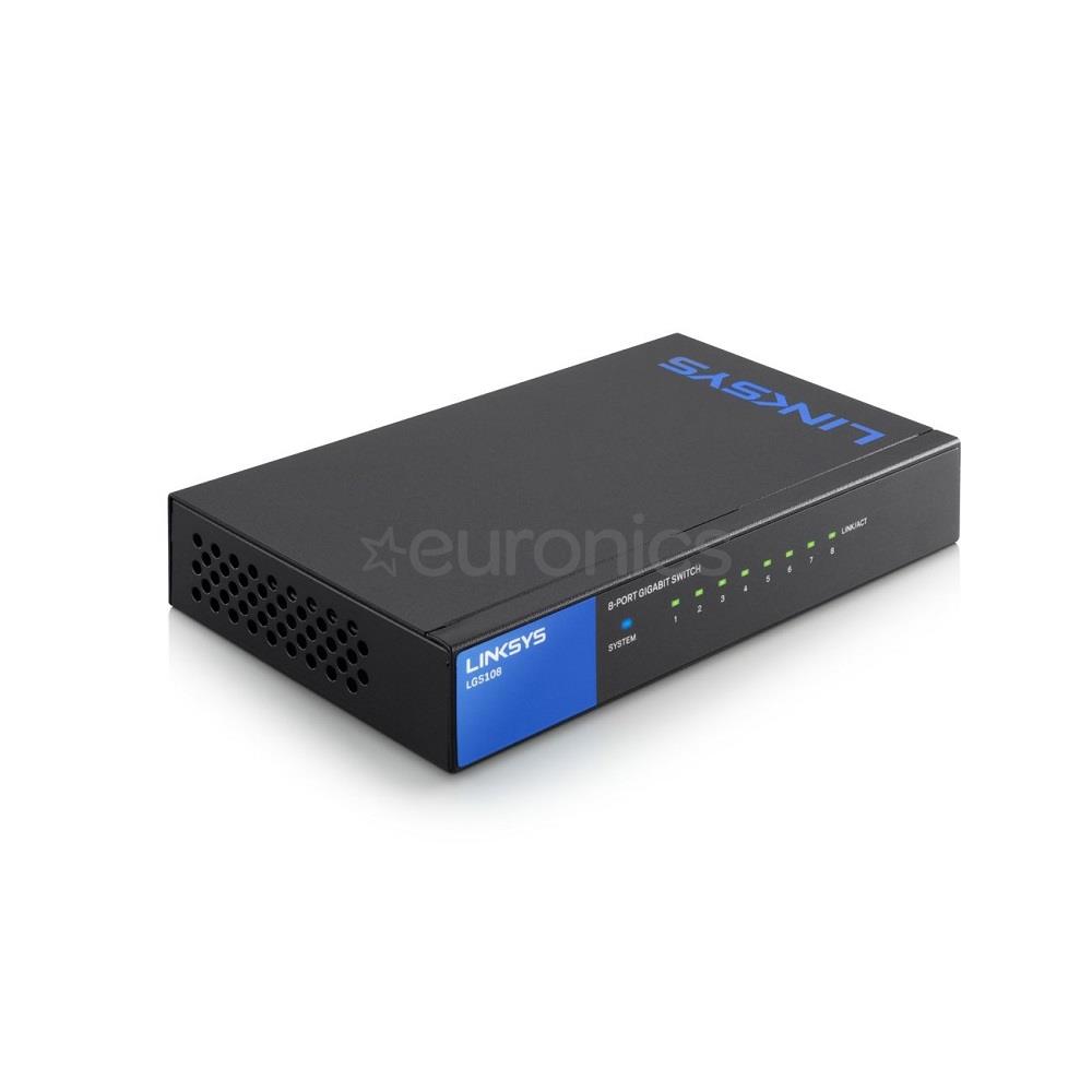 Tīkla komutators LGS108, Linksys