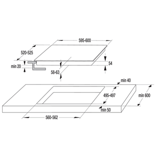 Built-in induction hob Gorenje