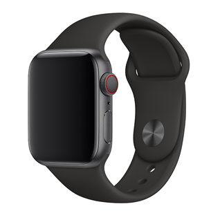 Сменный ремешок Apple Watch Black Sport Band - Regular 40 мм