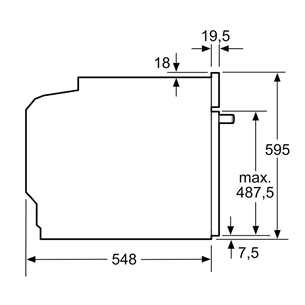 Built - in oven Bosch (pyrolytic cleaning)