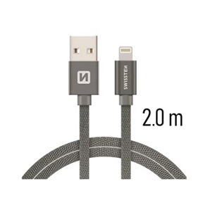 Кабель QuickCharge USB-lightning, Swissten