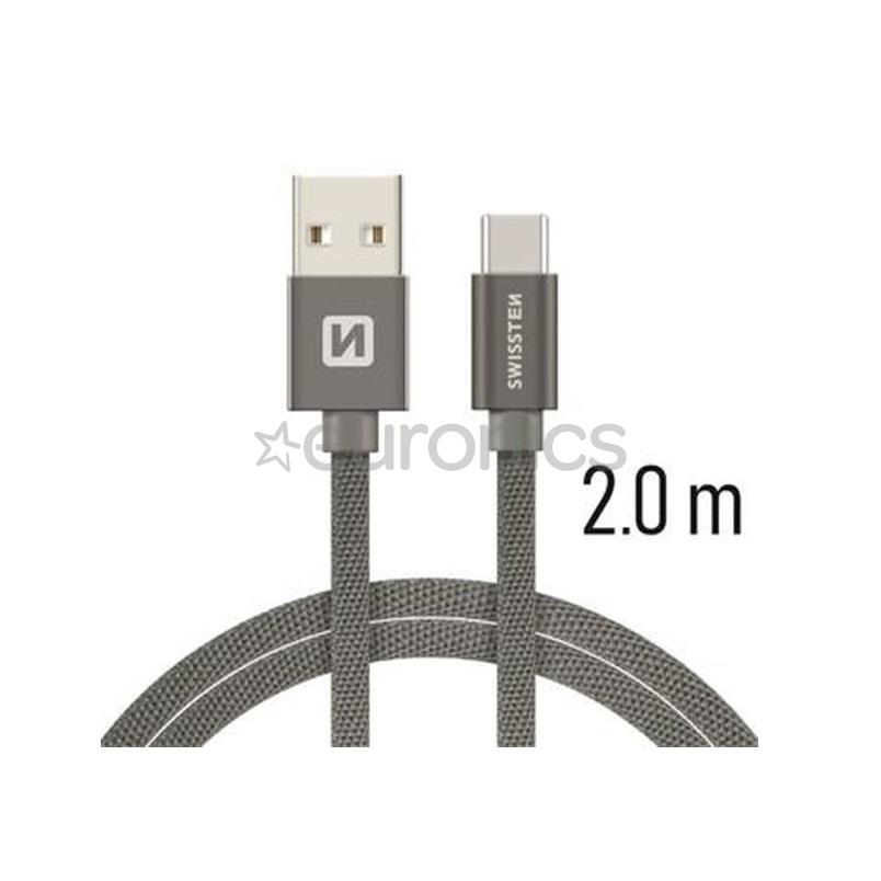 Vads QuickCharge USB-USB-C, Swissten