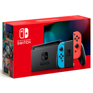 Nintendo Switch V2, pelēka - Spēļu konsole