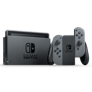 Nintendo Switch V2, pelēka - Spēļu konsole 045496452599