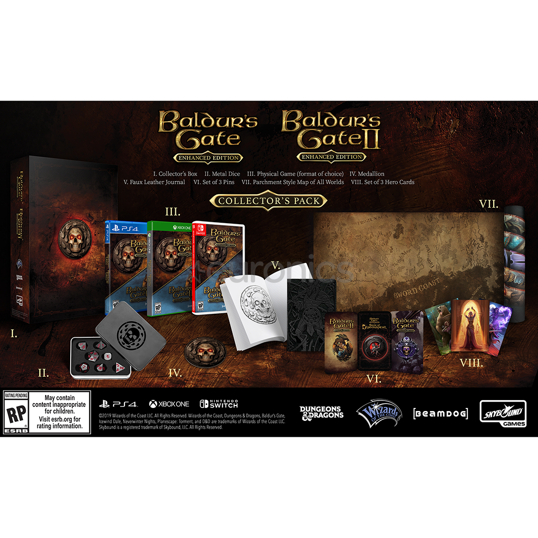 Spēle priekš Xbox One, Baldur's Gate Collection Collector's Pack