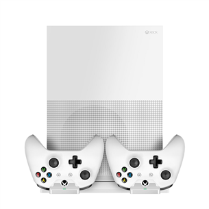 Вертикальная подставка для Xbox One S с зарядным устройством, Piranha