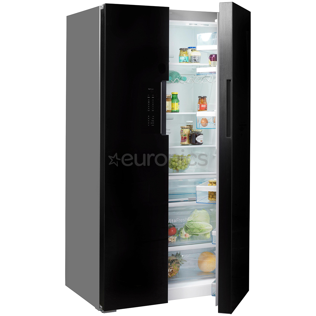 Side by side tipa ledusskapis NoFrost, Bosch / augstums: 175,6 cm