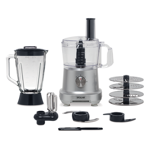 Stollar the Multi Food Processor, 1.2 L/1.5 L, 800 W, pelēka - Virtuves kombains