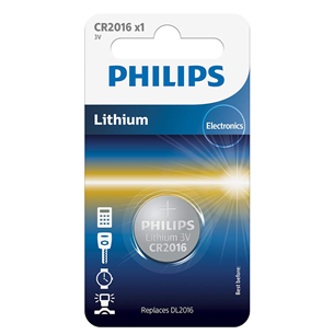 Philips Lithium, CR2016, 3V - Baterija