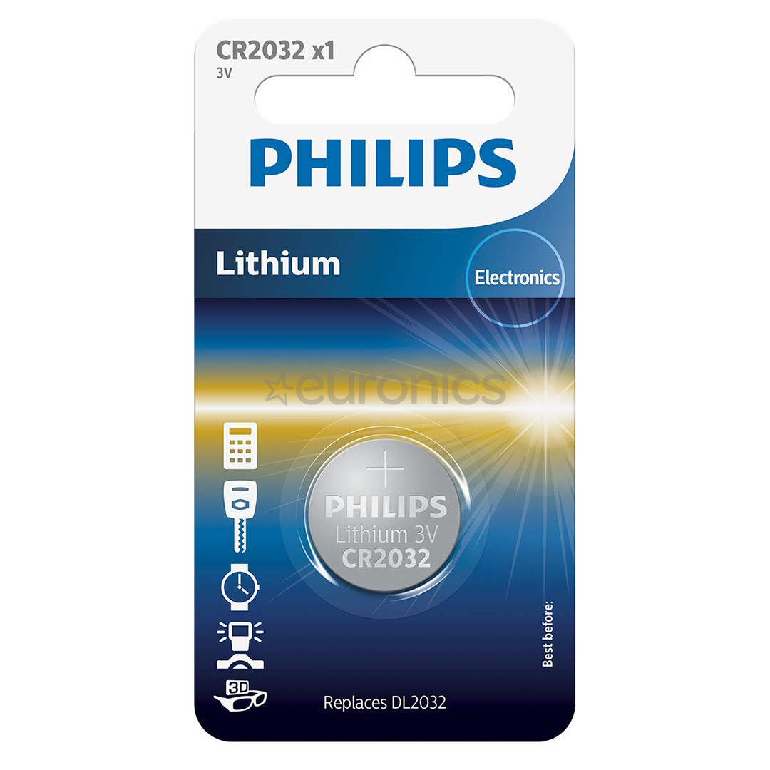 Philips Lithium, CR2032, 3V - Baterija