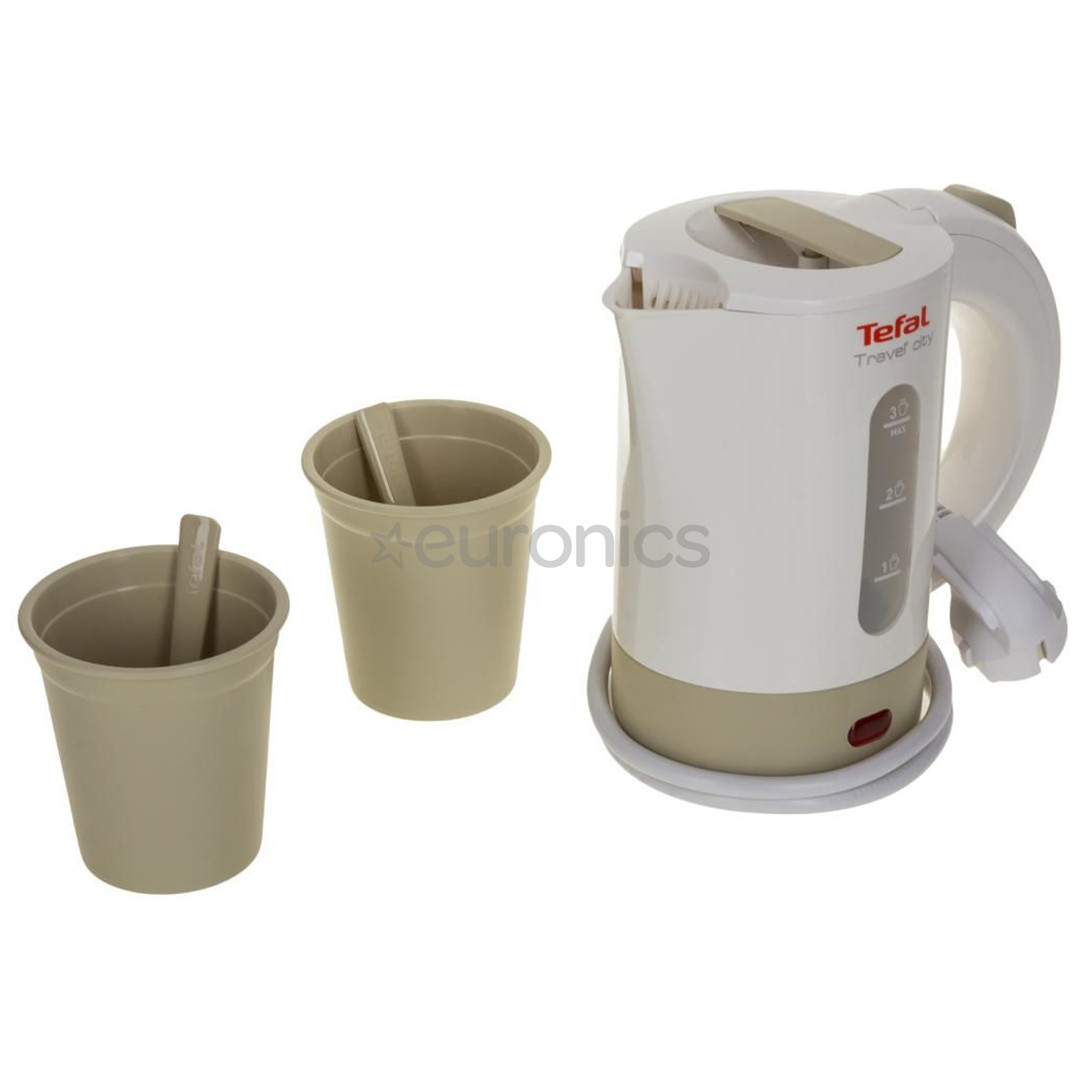 Tefal  Travel' City, 0.5 L, balta/bēša - Ceļojumu tējkanna