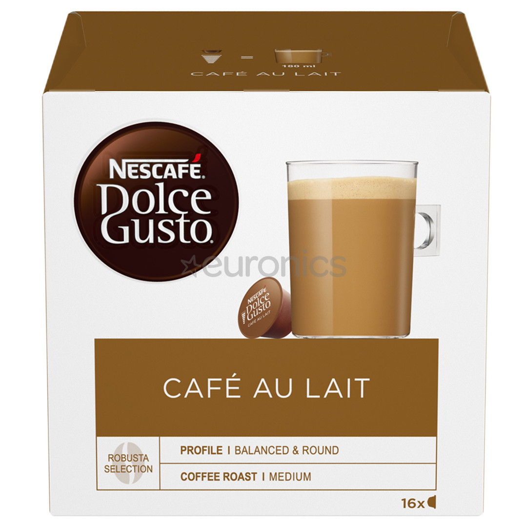 Nescafe Dolce Gusto Café Au Lait, 16 porcijas - Kafijas kapsulas