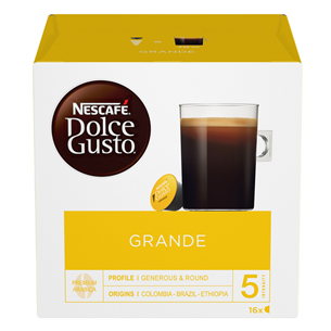 Nescafe Dolce Gusto Grande Aroma, 16 porcijas - Kafijas kapsulas