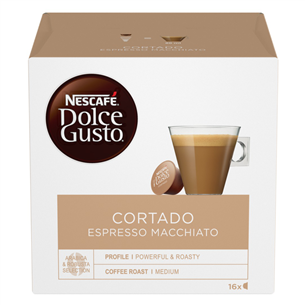 Nescafe Dolce Gusto Cortado, 16 porcijas - Kafijas kapsulas