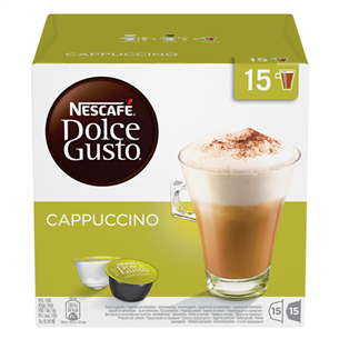 Nescafe Dolce Gusto Cappuccino, 15 porcijas - Kafijas kapsulas