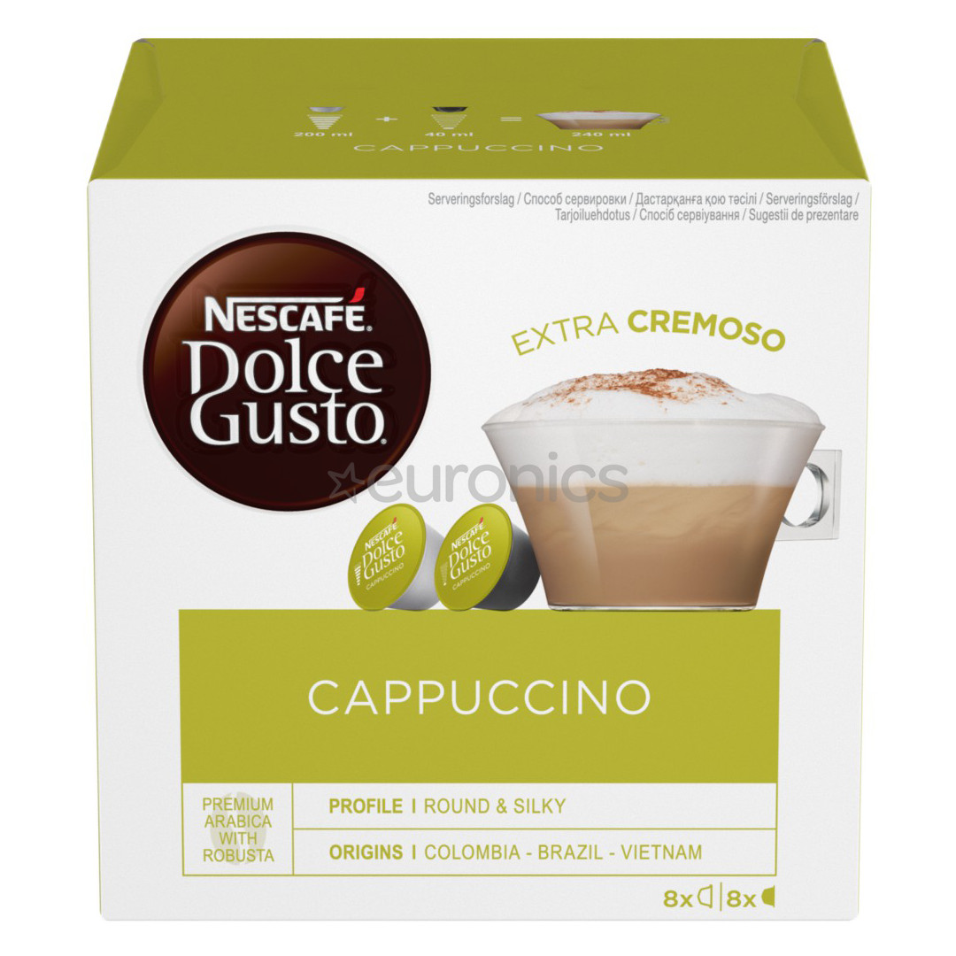 Nescafe Dolce Gusto Cappuccino, 8 porcijas - Kafijas kapsulas