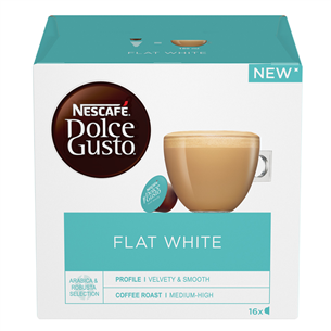 Nescafe Dolce Gusto Flat White, 16 porcijas - Kafijas kapsulas 7613036595735