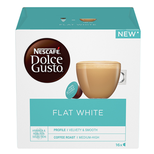 Nescafe Dolce Gusto Flat White, 16 porcijas - Kafijas kapsulas