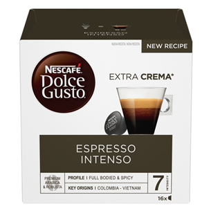 Nescafe Dolce Gusto, Espresso Intenso, 16 porcijas - Kafijas kapsulas 7613031526406