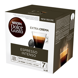 Nescafe Dolce Gusto, Espresso Intenso, 16 porcijas - Kafijas kapsulas