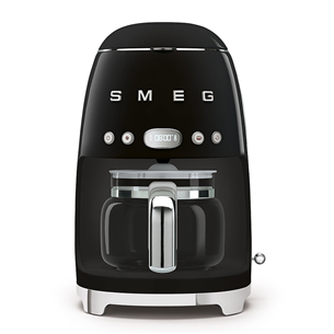 Smeg, ūdens tvertne 1.4 L, melna - Kafijas automāts ar filtru