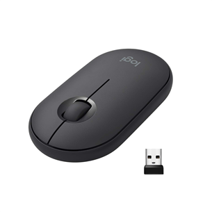 Logitech Pebble M350, melna - Bezvadu datorpele